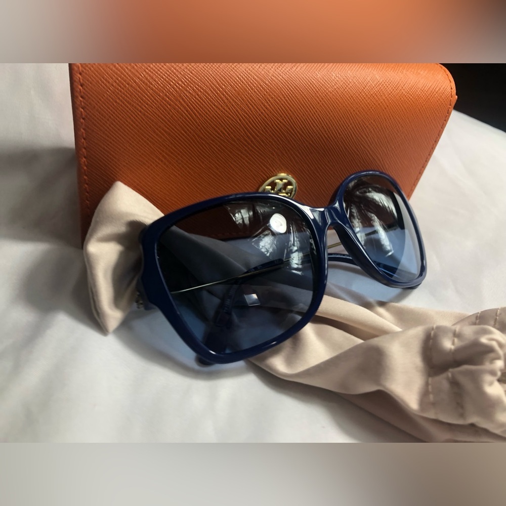 Tory Burch blue sunglasses